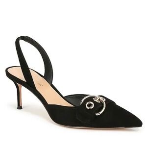 VERONICA BEARD  Roxy Buckle Slingback Pumps - Black